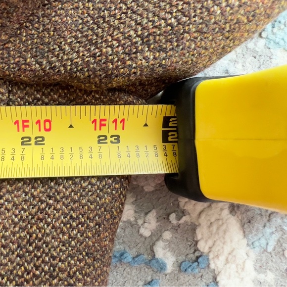 Austin Reed Men's Brown academia tweed Blazer suede elbow patches USA Sz 44R - Picture 8 of 15